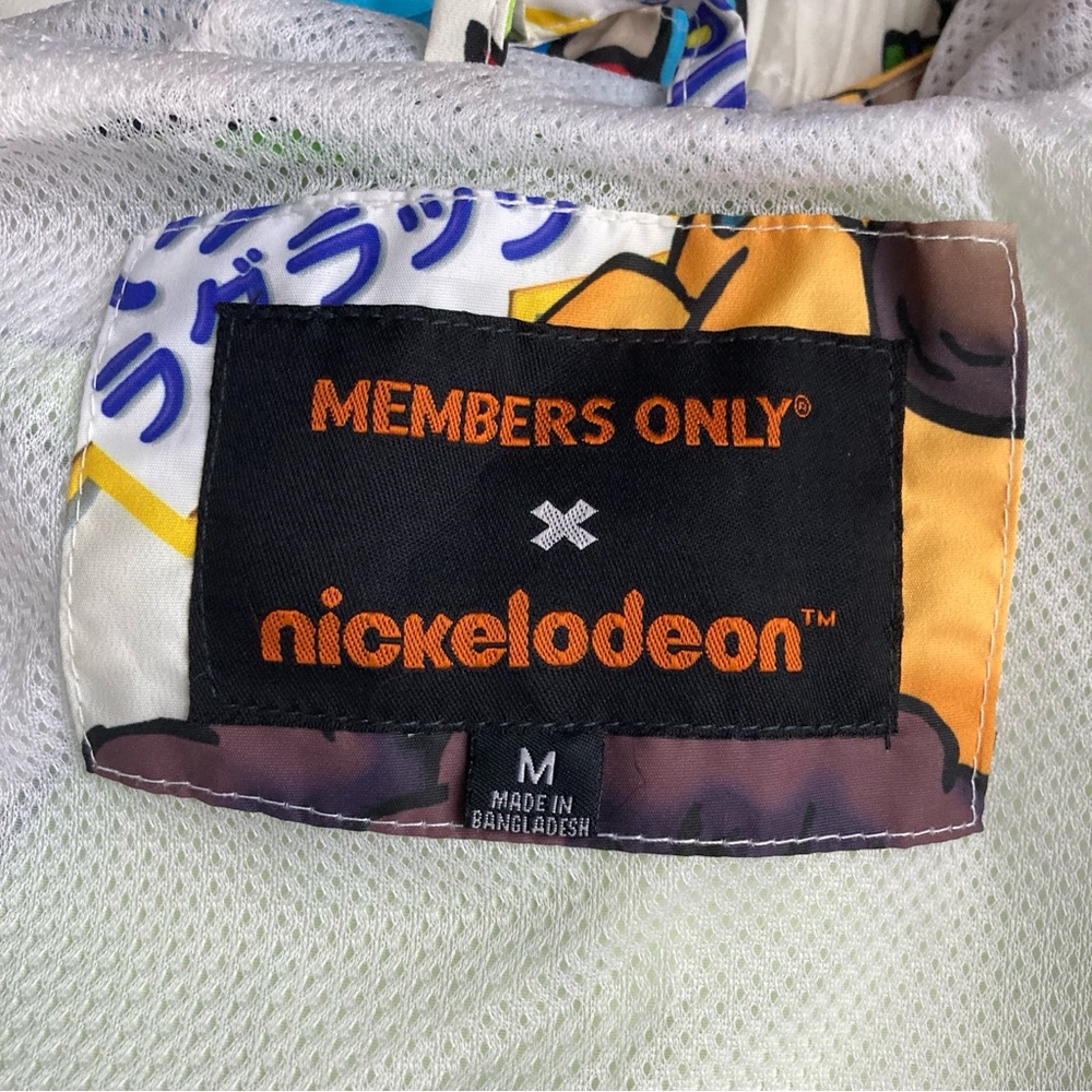 Members Only Rugrats Jacket Mens M Nickelodeon Full Zip Hooded  Cartoon - Picture 12 of 16